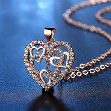Charger l&#39;image dans la galerie, Collier Coeurs Entrelacés