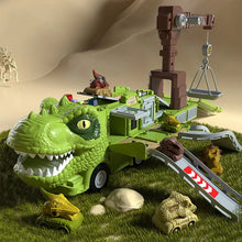 Charger l&#39;image dans la galerie, Nouvel Ensemble de Jouets de Piste de Camion d’Ingénierie Transformant les Dinosaures