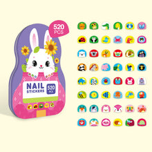 Charger l&#39;image dans la galerie, Autocollants pour ongles pour enfants(520pcs)