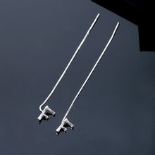 Charger l&#39;image dans la galerie, ✨Boucles d&#39;oreilles alphabet brillant-Lettre Boucle D&#39;oreille Ligne（1 pièce ）