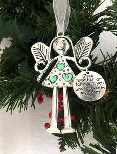 De beaux amis fous pour toujours– Ornement d'ange, cadeau de Noël