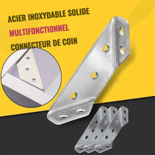 Charger l&#39;image dans la galerie, Connecteur d&#39;angle de meuble universel en acier inoxydable (10 pièces)