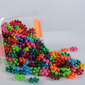 Blocs de construction en plastique solide emboîtables