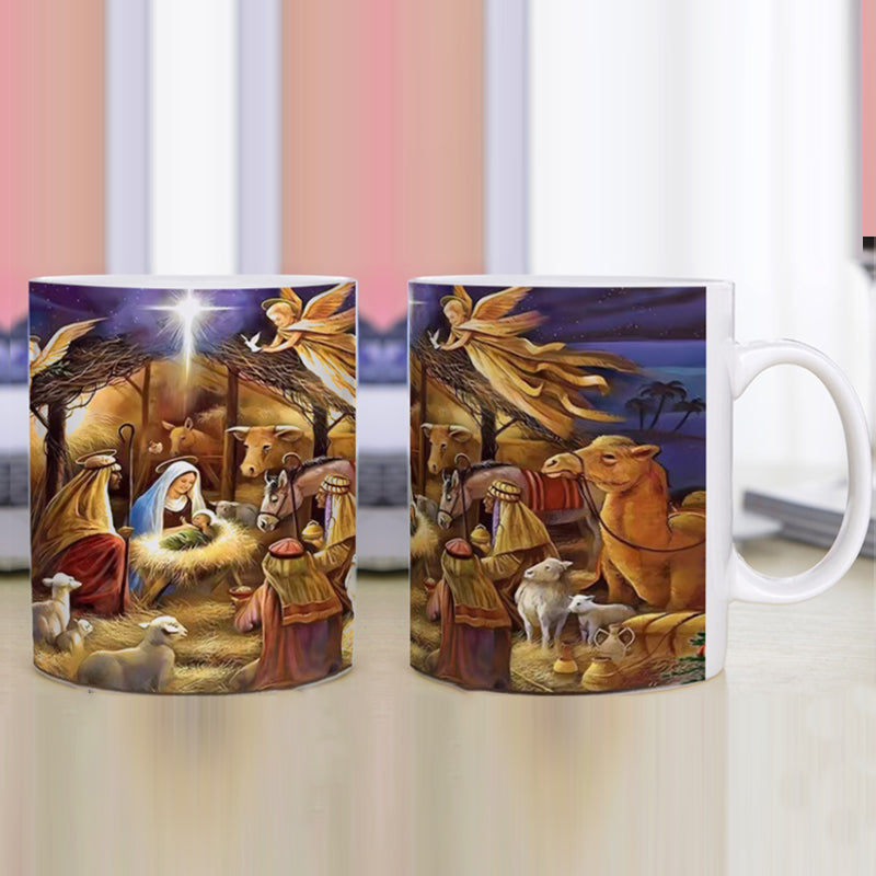Tasse à imprimé chrétien