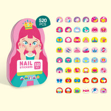 Charger l&#39;image dans la galerie, Autocollants pour ongles pour enfants(520pcs)