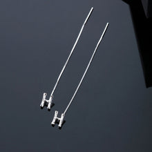 Charger l&#39;image dans la galerie, ✨Boucles d&#39;oreilles alphabet brillant-Lettre Boucle D&#39;oreille Ligne（1 pièce ）