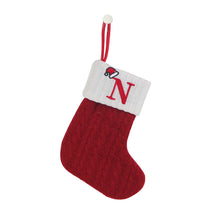 Charger l&#39;image dans la galerie, Bas en tricot avec lettre de Noël