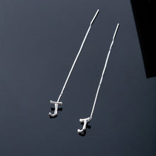 Charger l&#39;image dans la galerie, ✨Boucles d&#39;oreilles alphabet brillant-Lettre Boucle D&#39;oreille Ligne（1 pièce ）
