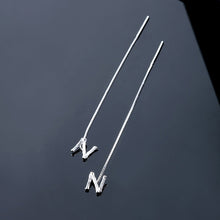 Charger l&#39;image dans la galerie, ✨Boucles d&#39;oreilles alphabet brillant-Lettre Boucle D&#39;oreille Ligne（1 pièce ）