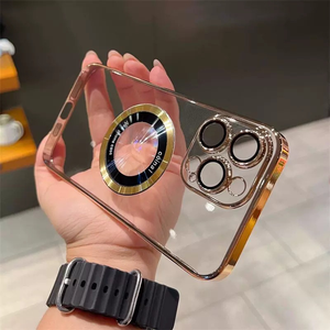 Coque aimantée transparente pour iPhone