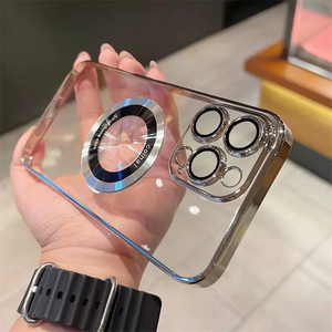 Coque aimantée transparente pour iPhone