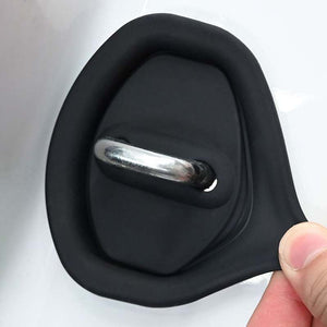 Couvercle de protection en silicone pour loquet de porte de voiture (4Pièces)