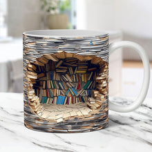 Charger l&#39;image dans la galerie, Tasse de bibliothèque 3D  Note