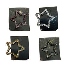 Charger l&#39;image dans la galerie, Barrettes de pinces à cheveux en strass (4 pièces)