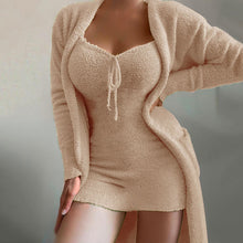 Charger l&#39;image dans la galerie, Ensemble de robe de loisirs en peluche (2 pièces)