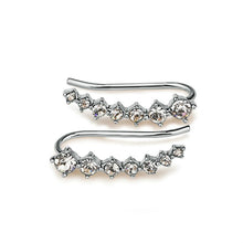 Charger l&#39;image dans la galerie, Clous d&#39;oreilles diamant sept étoiles