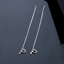 Charger l&#39;image dans la galerie, ✨Boucles d&#39;oreilles alphabet brillant-Lettre Boucle D&#39;oreille Ligne（1 pièce ）