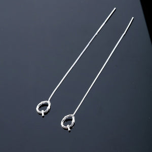 ✨Boucles d'oreilles alphabet brillant-Lettre Boucle D'oreille Ligne（1 pièce ）