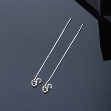 Charger l&#39;image dans la galerie, ✨Boucles d&#39;oreilles alphabet brillant-Lettre Boucle D&#39;oreille Ligne（1 pièce ）