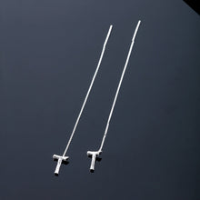 Charger l&#39;image dans la galerie, ✨Boucles d&#39;oreilles alphabet brillant-Lettre Boucle D&#39;oreille Ligne（1 pièce ）