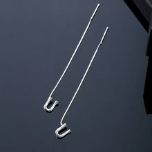 Charger l&#39;image dans la galerie, ✨Boucles d&#39;oreilles alphabet brillant-Lettre Boucle D&#39;oreille Ligne（1 pièce ）