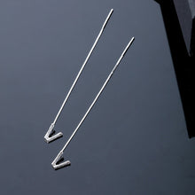 Charger l&#39;image dans la galerie, ✨Boucles d&#39;oreilles alphabet brillant-Lettre Boucle D&#39;oreille Ligne（1 pièce ）