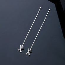 Charger l&#39;image dans la galerie, ✨Boucles d&#39;oreilles alphabet brillant-Lettre Boucle D&#39;oreille Ligne（1 pièce ）