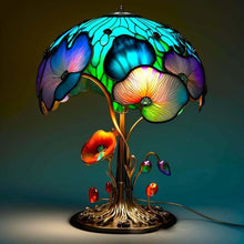 Charger l&#39;image dans la galerie, Lampe de Table en Verre Teinté de Série Végétale