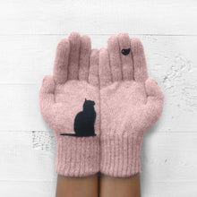 Charger l&#39;image dans la galerie, Gants en Coton Imprimés Motif Chat