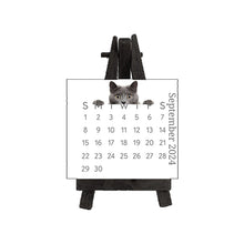 Charger l&#39;image dans la galerie, 🐱Calendrier de bureau 2024 avec chat furtif