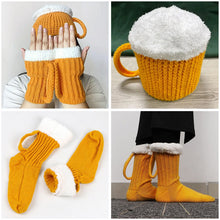 Charger l&#39;image dans la galerie, 🍺 Tasse à bière 3D rigolote Gant tricoté Cadeau🎁