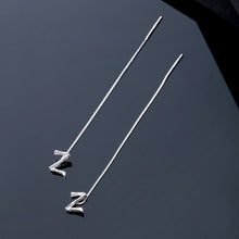 Charger l&#39;image dans la galerie, ✨Boucles d&#39;oreilles alphabet brillant-Lettre Boucle D&#39;oreille Ligne（1 pièce ）