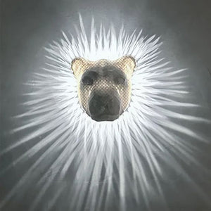 Lampe murale LED 3D Animaux