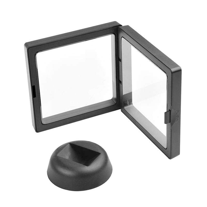 Cadre flottant 3D noir (10 PCS)