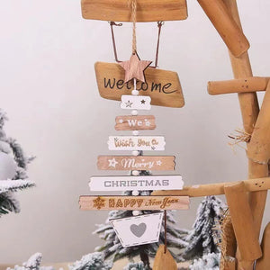 Décoration créative pour suspendre le sapin de Noël
