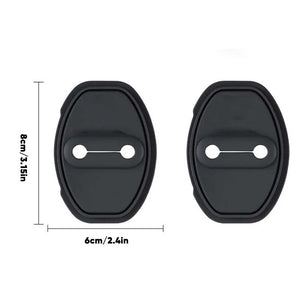 Couvercle de protection en silicone pour loquet de porte de voiture (4Pièces)