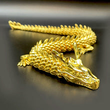 Charger l&#39;image dans la galerie, Décorations Dragon d&#39;or avec articulations mobiles
