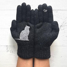Charger l&#39;image dans la galerie, Gants en Coton Imprimés Motif Chat