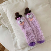 Charger l&#39;image dans la galerie, Chaussettes chaudes et douillettes pour monstres de dessins animés