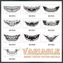 Charger l&#39;image dans la galerie, 🎃Halloween tatouage temporaire maquillage farce🎃