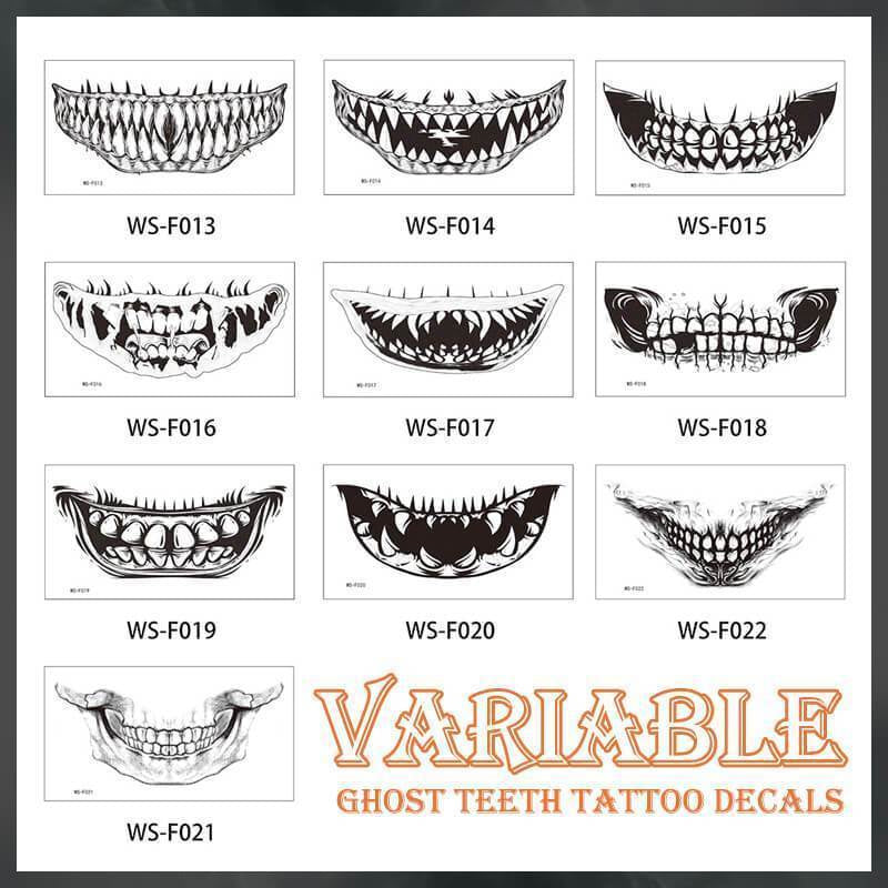 🎃Halloween tatouage temporaire maquillage farce🎃