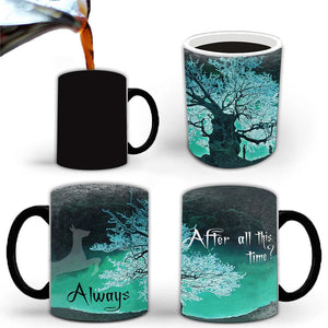 Tasse à changement de couleur