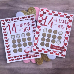 Imprimé à Gratter Saint-Valentin