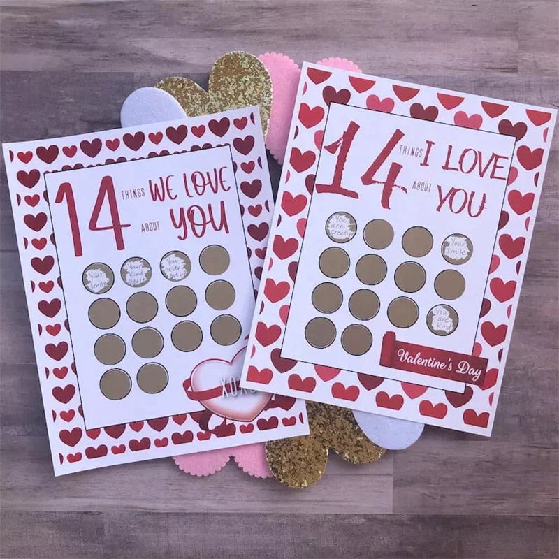 Imprimé à Gratter Saint-Valentin