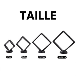 Cadre flottant 3D noir (10 PCS)