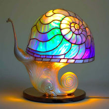 Charger l&#39;image dans la galerie, Lampe de Table en Verre Teinté de Série Végétale