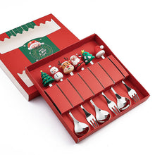 Charger l&#39;image dans la galerie, Set de cuillères de Noël