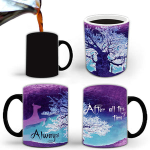 Tasse à changement de couleur