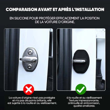 Charger l&#39;image dans la galerie, Couvercle de protection en silicone pour loquet de porte de voiture (4Pièces)