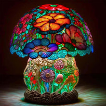 Charger l&#39;image dans la galerie, Lampe de Table en Verre Teinté de Série Végétale